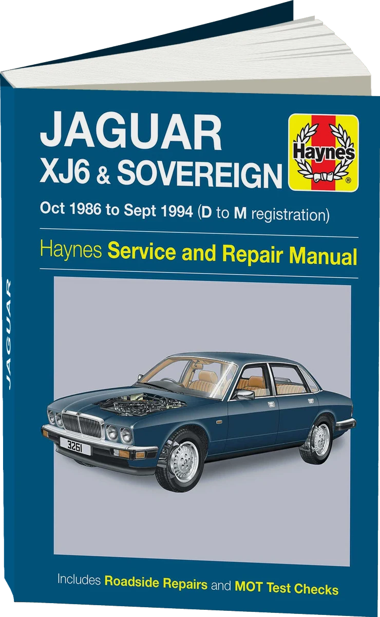 Jaguar XJ6 & Sovereign (Oct 1986-Sept 1994) Haynes Repair Manual