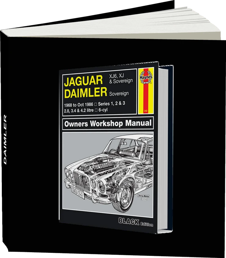 Jaguar XJ6, XJ & Sovereign; Daimler Sovereign (1968-Oct 1986) Haynes Repair Manual - Premium Hardback Edition
