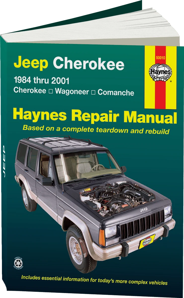 Jeep Cherokee, Comanche & Wagoneer Limited, 2WD & 4WD, Gas (84-01) Haynes Repair Manual