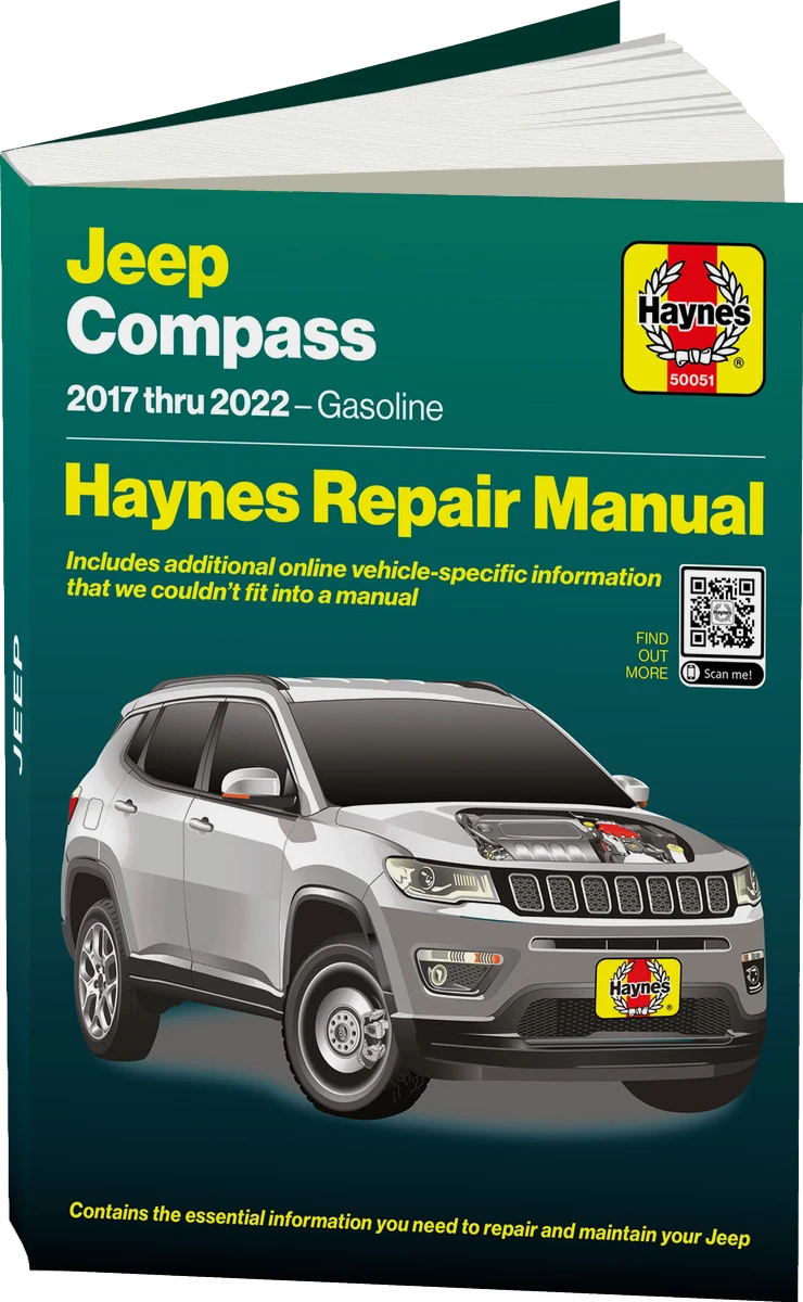 Jeep Compass MP (2017 - 2022) Haynes Repair Manual