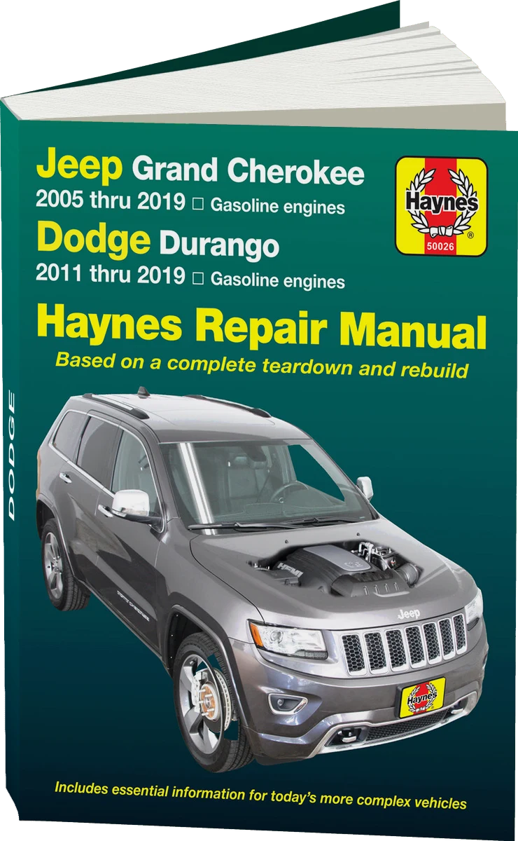 Jeep Grand Cherokee (05-19) & Dodge Durango (11-19) Haynes Repair Manual