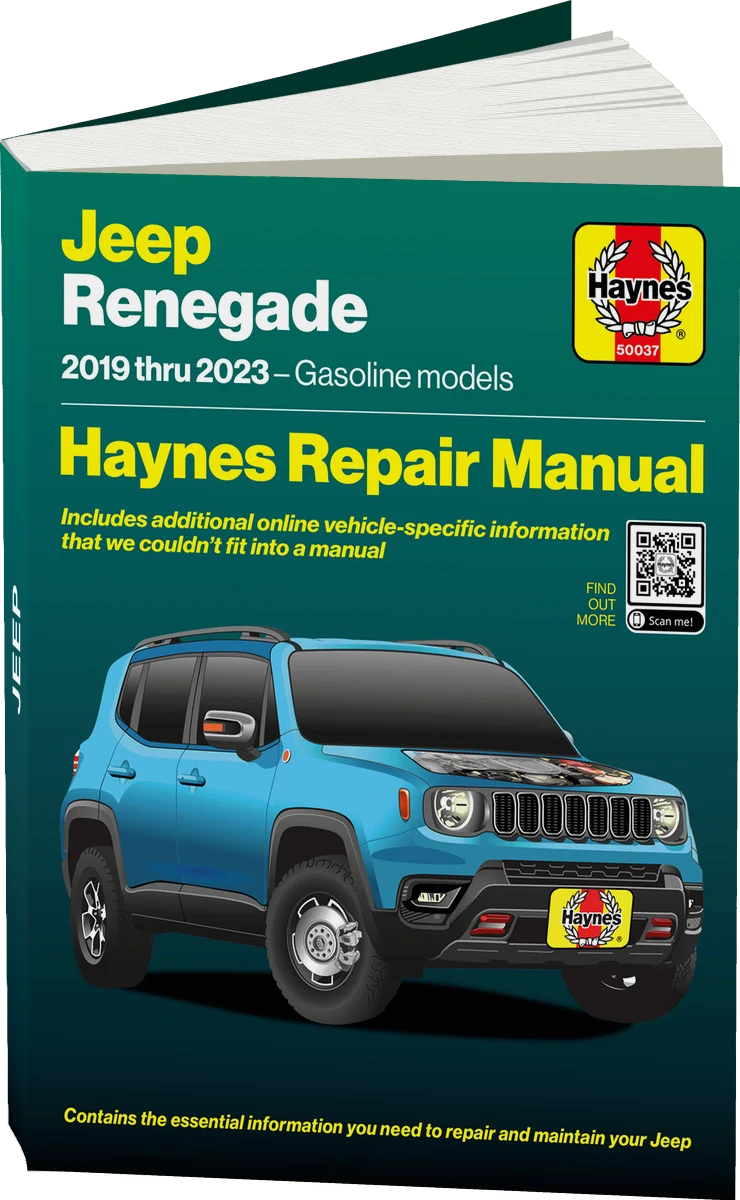 Jeep Renegade BV (2019 - 2023) Haynes Repair Manual
