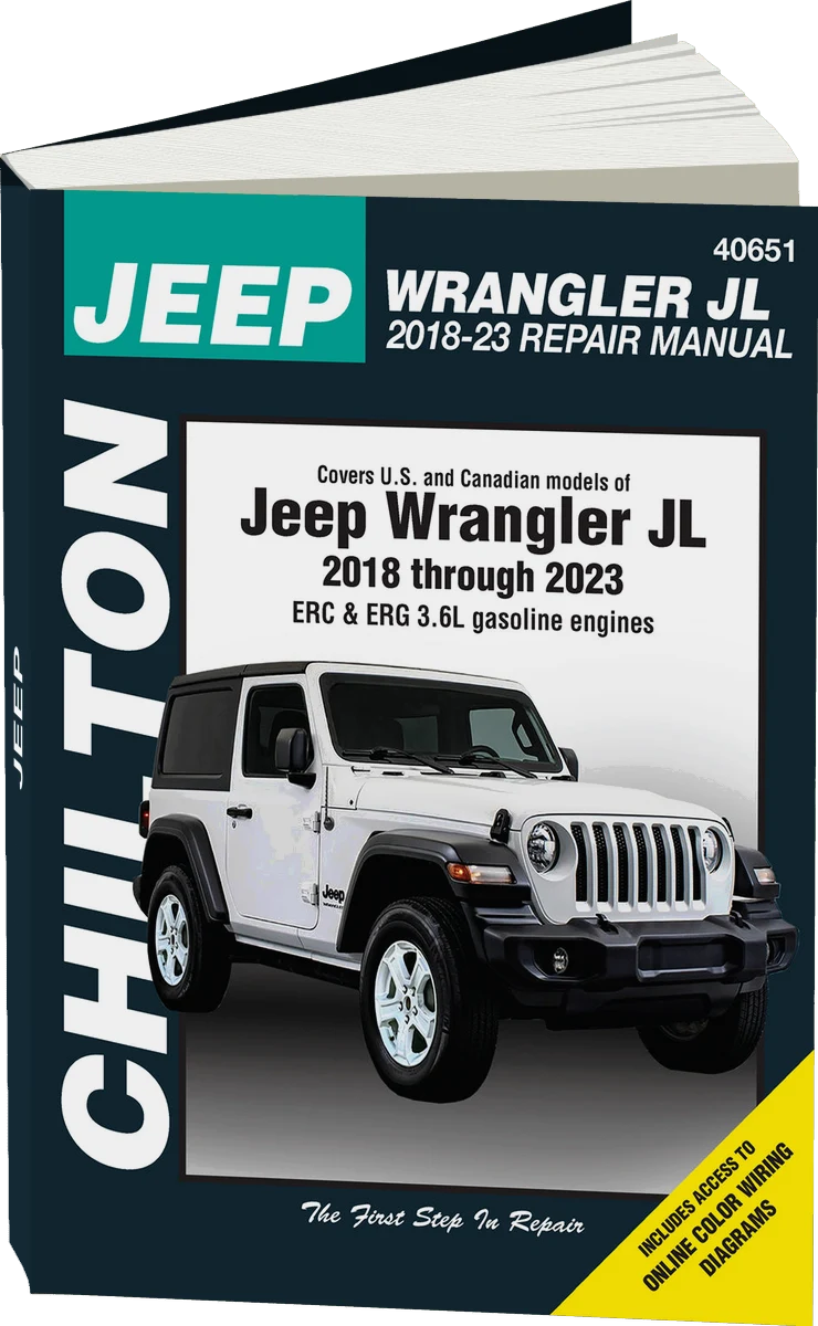 Jeep Wrangler JL (2018 - 2023) Chilton Repair Manual