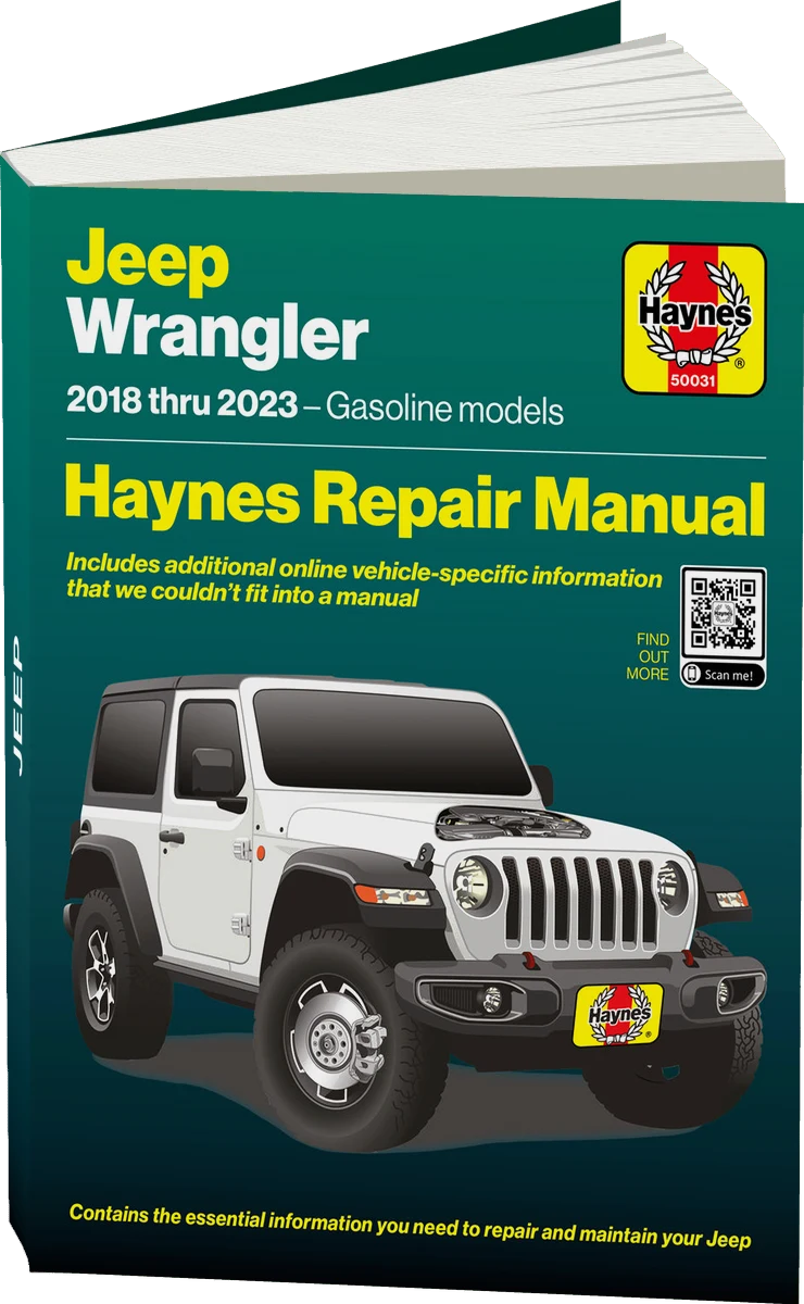 Jeep Wrangler JL (2018 - 2023) Haynes Repair Manual