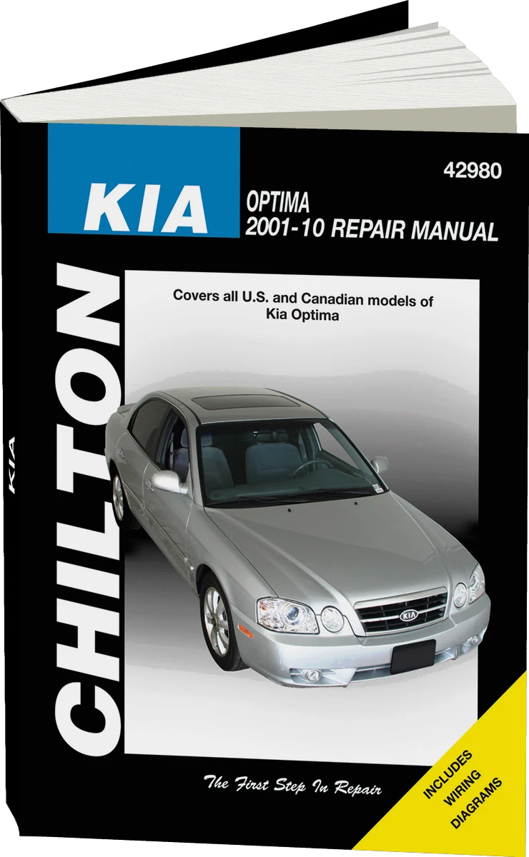 Kia (2001-10) for of Optima Chilton Repair Manual (USA)