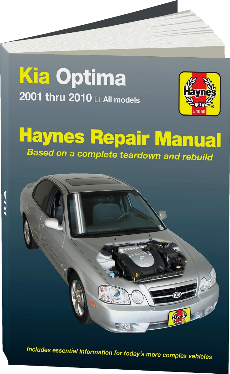 Kia Optima for Optima models (2001-2010) Haynes Repair Manual