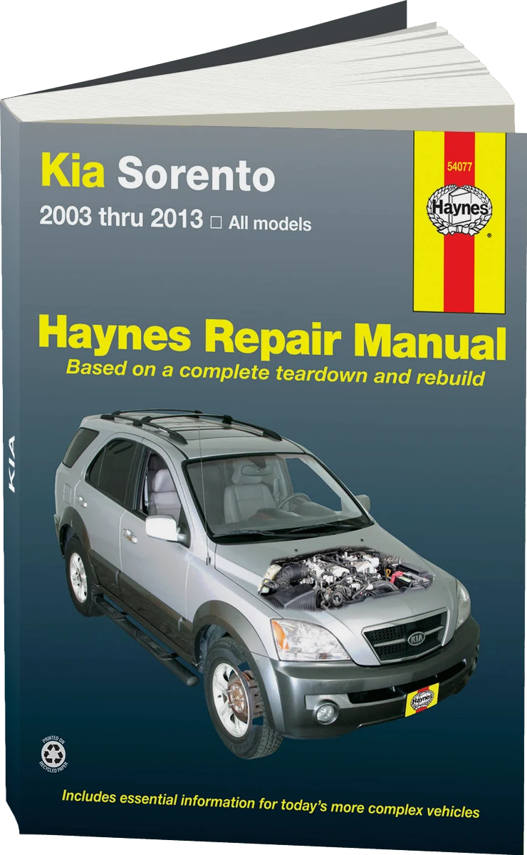 Kia Sorento (03-13) Haynes Repair Manual