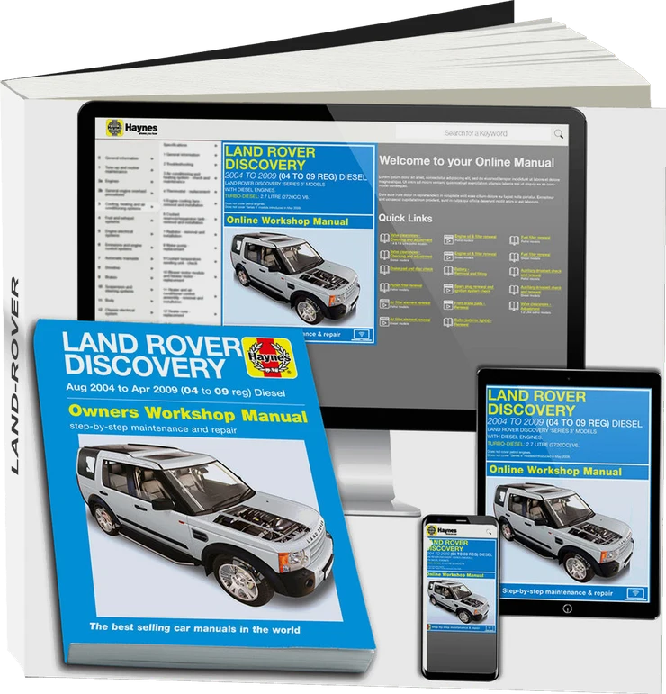Land Rover Discovery Diesel (Aug 2004-Apr 2009) Haynes Repair Manual