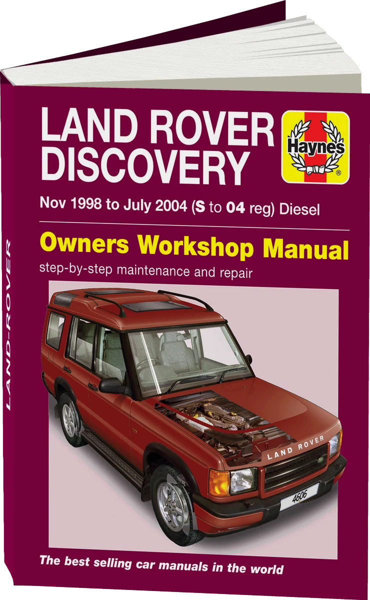 Land Rover Discovery Diesel (Nov 98 - Jul 04) Haynes Repair Manual