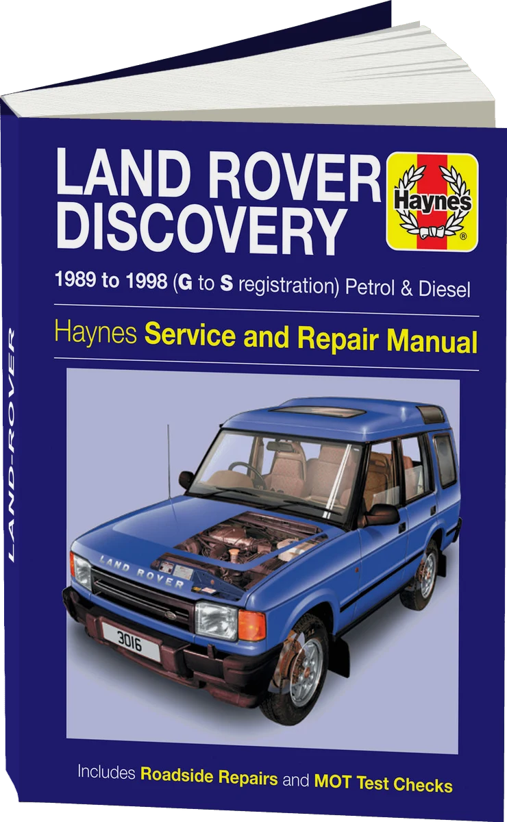 Land Rover Discovery Petrol & Diesel (89 - 98) Haynes Repair Manual