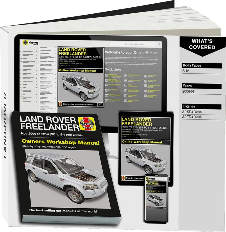 Land Rover Freelander (Nov 2006-2014) Haynes Repair Manual