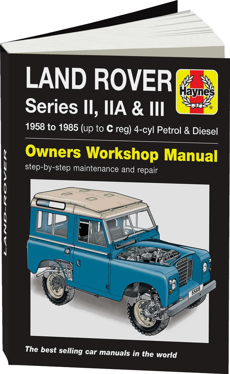Land Rover Series II, IIA & III Petrol & Diesel (1958-1985) Haynes Repair Manual