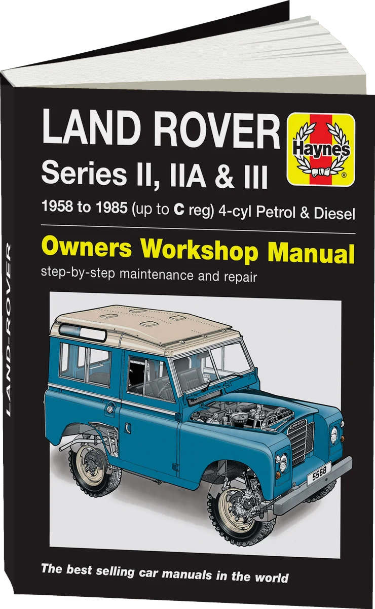 Land Rover Series II, IIA & III Petrol & Diesel (58 - 85) Haynes Repair Manual