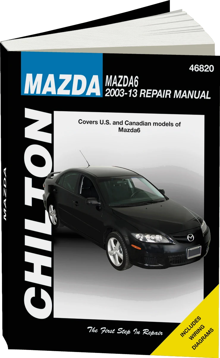 Mazda (2003-13) for of Mazda6 (exc. FWD & turbocharged models) Chilton Repair Manual (USA)