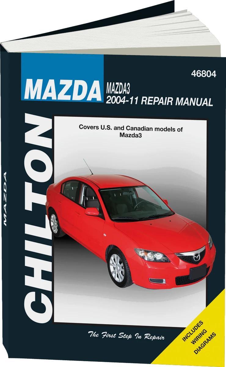 Mazda (2004-11) for of Mazda3 (exc. FWD & turbocharged models) Chilton Repair Manual (USA)
