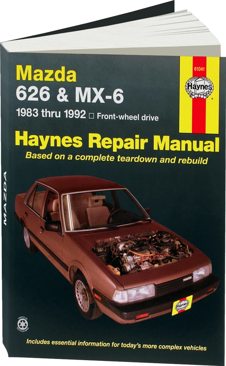 Mazda 626 & MX-6 FWD models (1983-1992) Haynes Repair Manual (USA)