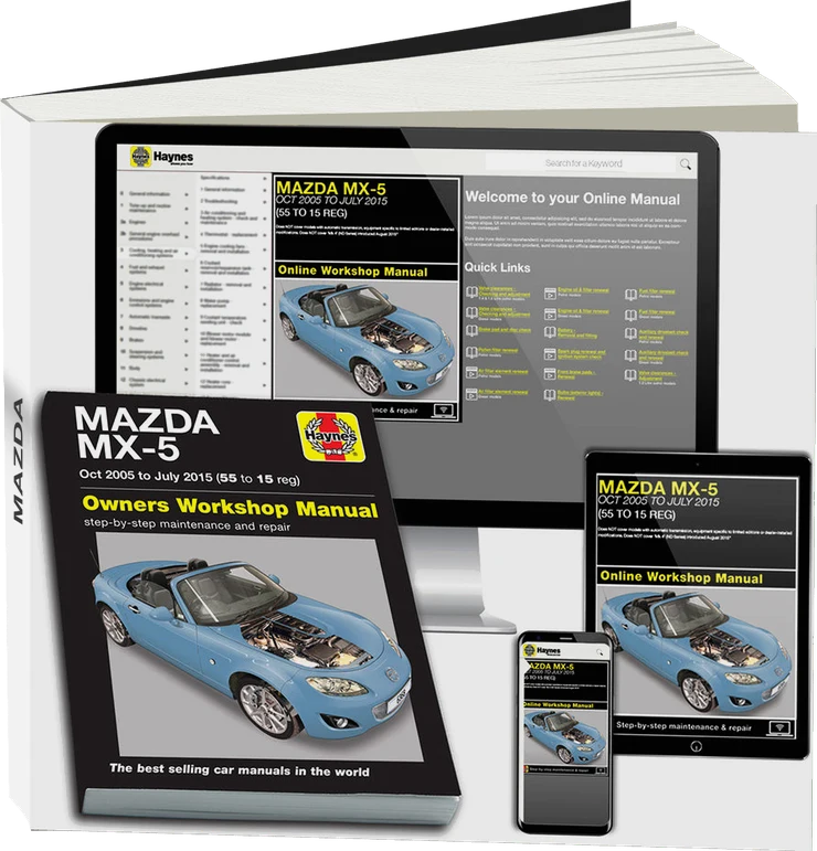 Mazda MX-5 (Oct 2005-July 2015) 55 to 15 Haynes Repair Manual