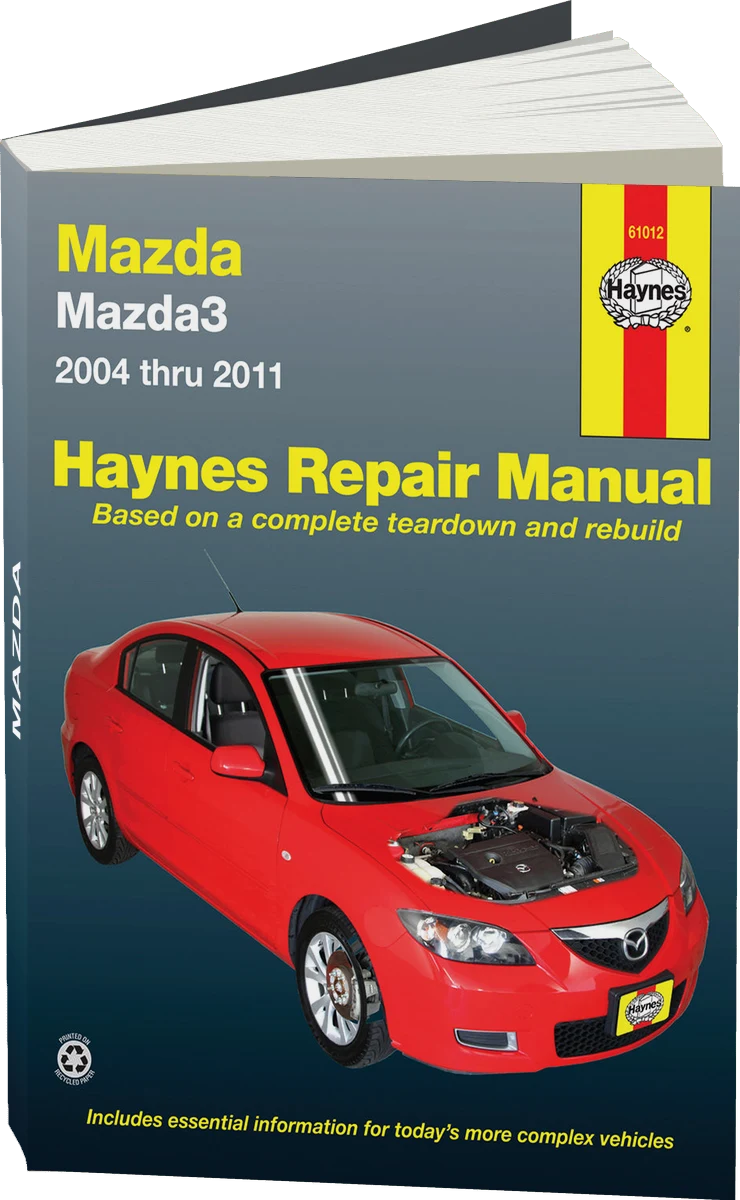 Mazda3 (2004-2011) Haynes Repair Manual (USA)