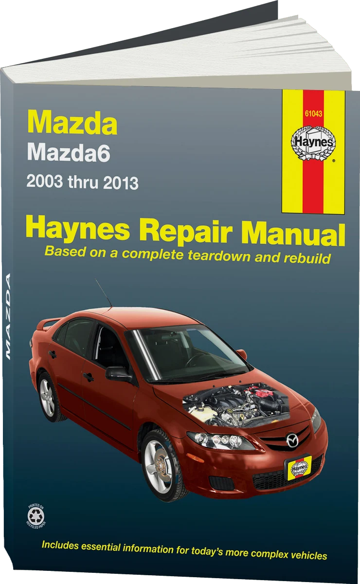 Mazda6 (2003-2013) Haynes Repair Manual (USA)