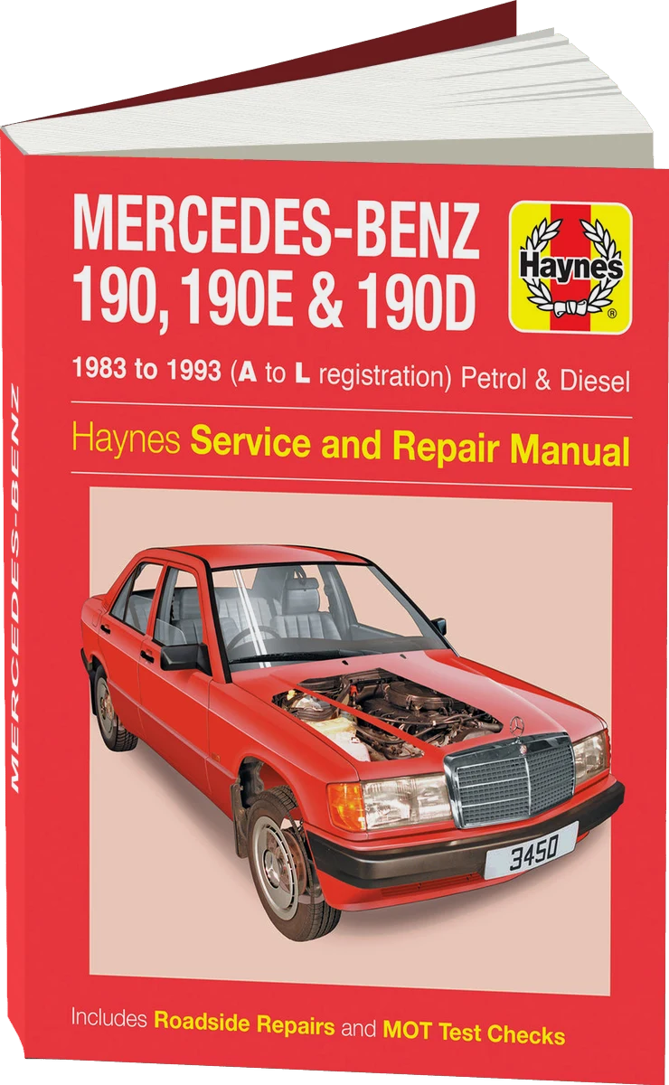 Mercedes-Benz 190, 190E & 190D Petrol & Diesel (83 - 93) Haynes Repair Manual