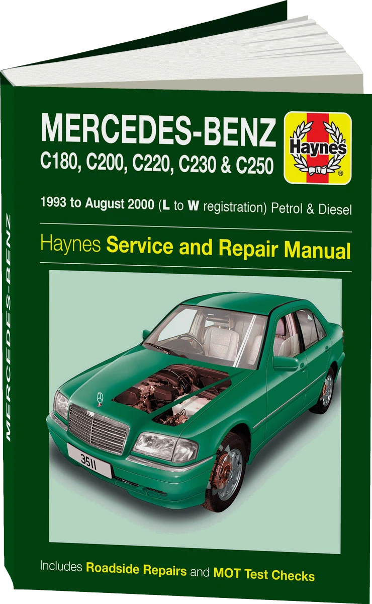 Mercedes-Benz C-Class Petrol & Diesel (93 - Aug 00) Haynes Repair Manual
