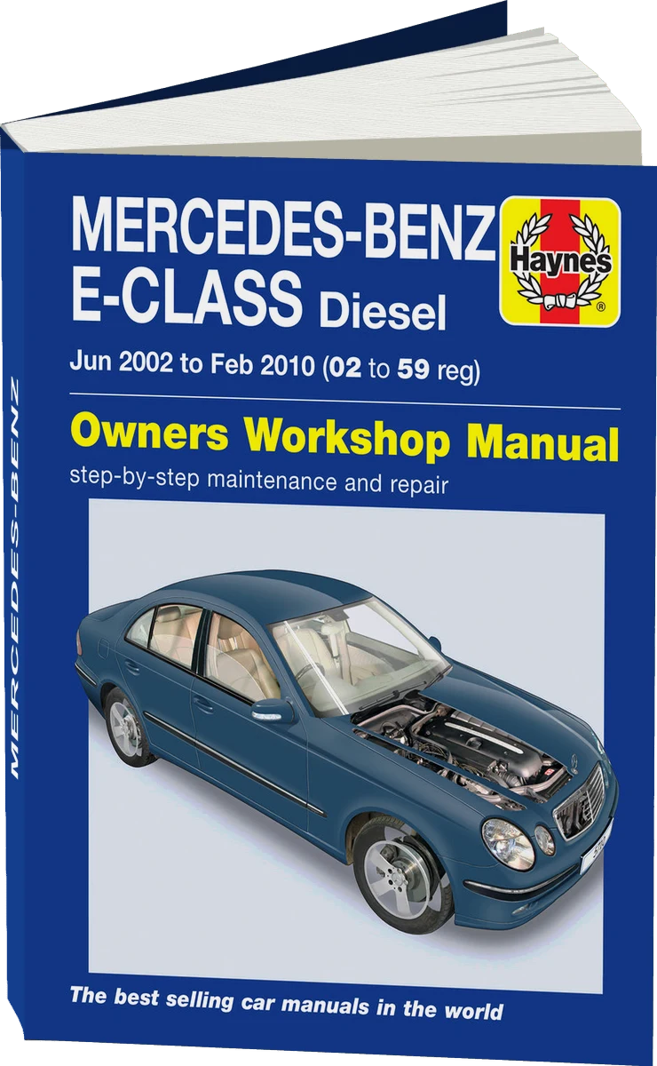 Mercedes-Benz E-Class Diesel (02 to 10) Haynes Repair Manual