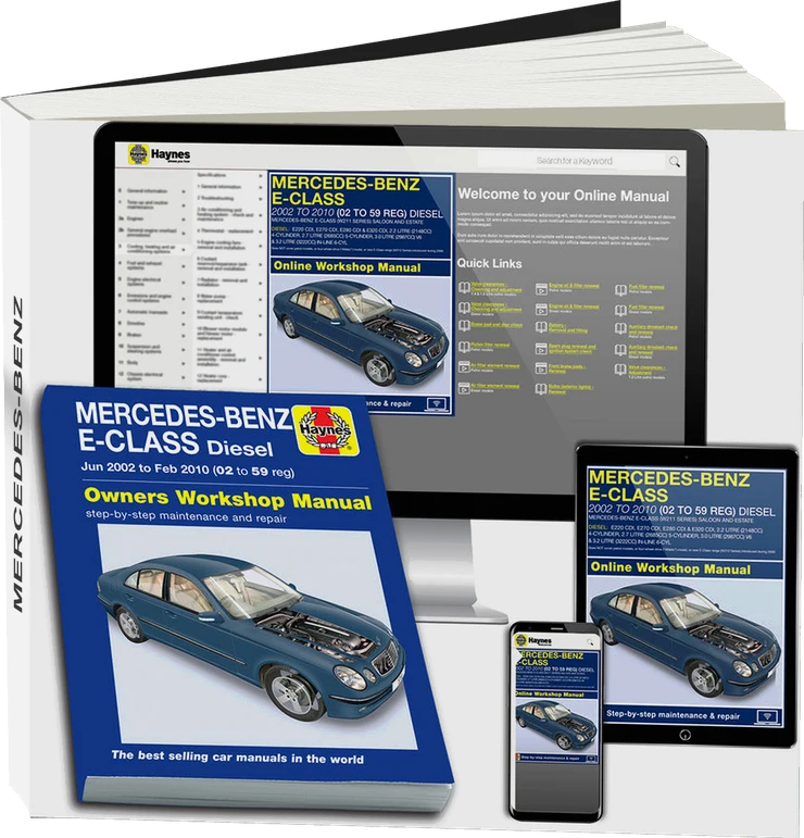 Mercedes-Benz E-Class Diesel (2002-2010) Haynes Repair Manual
