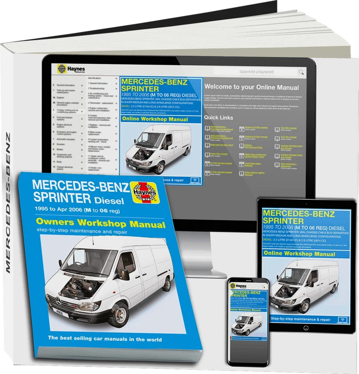 Mercedes-Benz Sprinter Diesel (1995-Apr 2006) Haynes Repair Manual