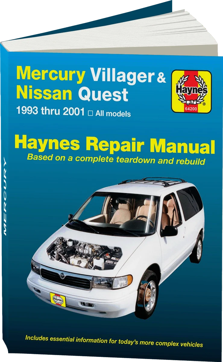 Mercury Villager & Nissan Quest (93-01) Haynes Repair Manual