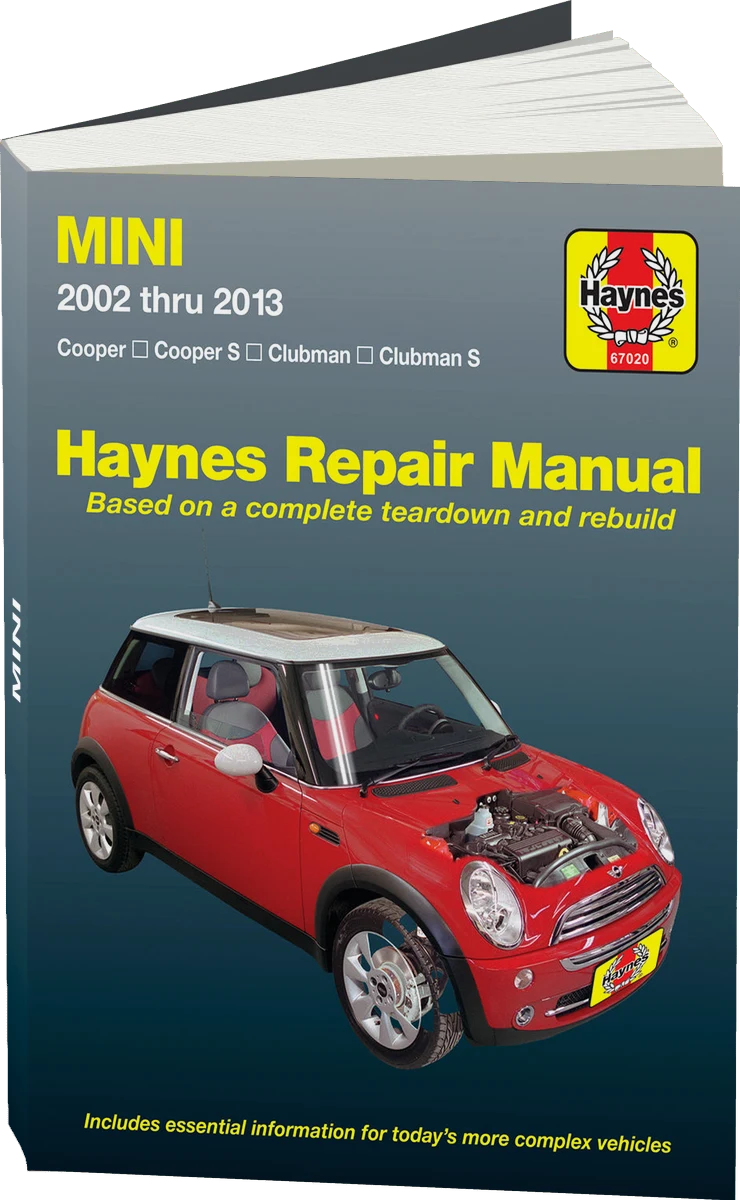 Mini Cooper, Cooper S, Clubman & Clubman S (02-13) Haynes Repair Manual