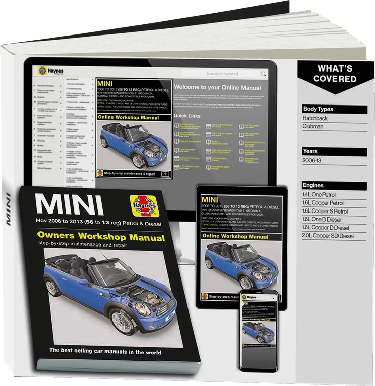 MINI Petrol & Diesel (Nov 2006-2013) Haynes Repair Manual