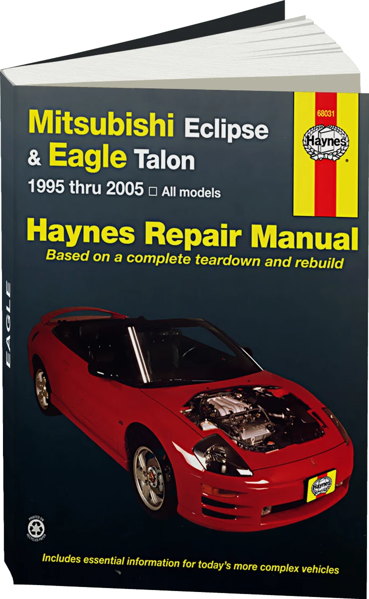 Mitsubishi Eclipse & Eagle Talon for Eclipse (1995-2005) & Talon (1995-1998) Haynes Repair Manual (USA)