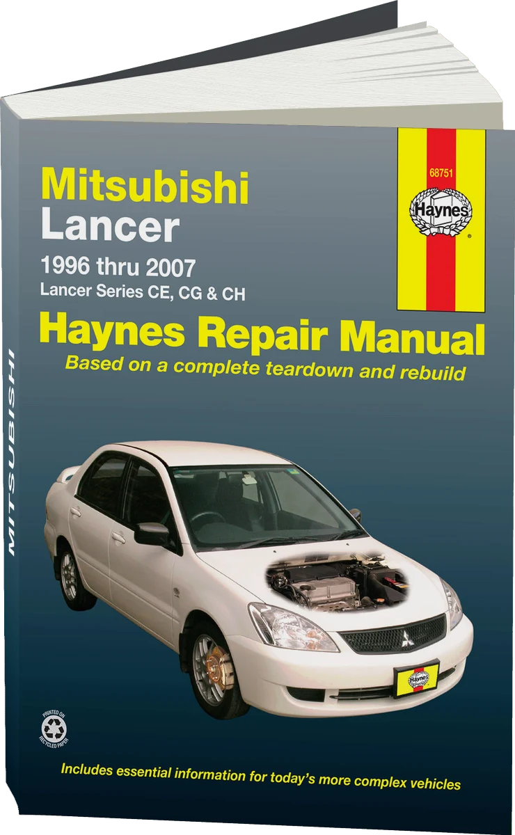 Mitsubishi Lancer (1996-2007) Haynes Repair Manual (AUS)