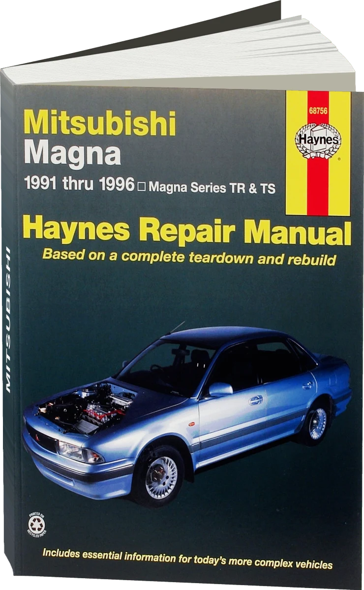 Mitsubishi Magna (1991-1996) Haynes Repair Manual (AUS)