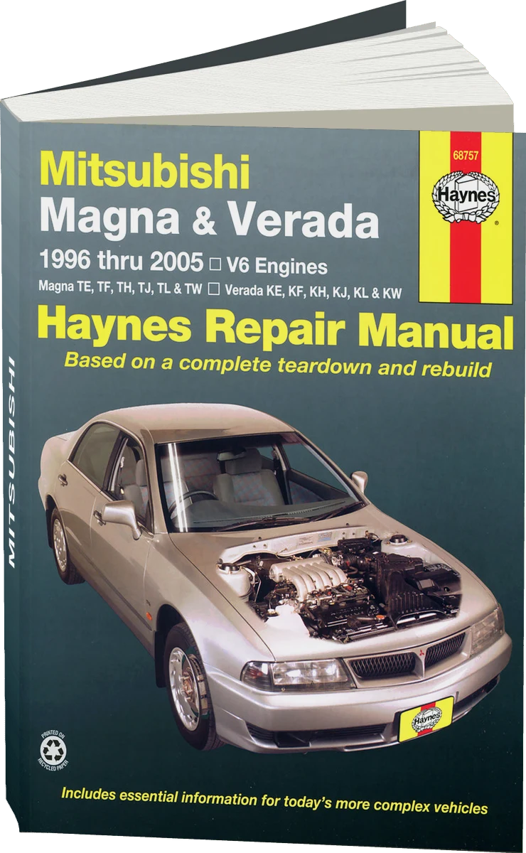 Mitsubishi Magna & Verada (1996-2005) Haynes Repair Manual (AUS)