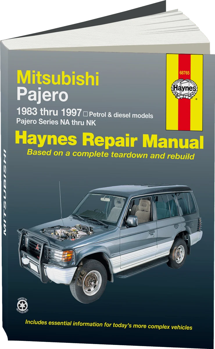 Mitsubishi Pajero (1983-1997) Haynes Repair Manual (AUS)