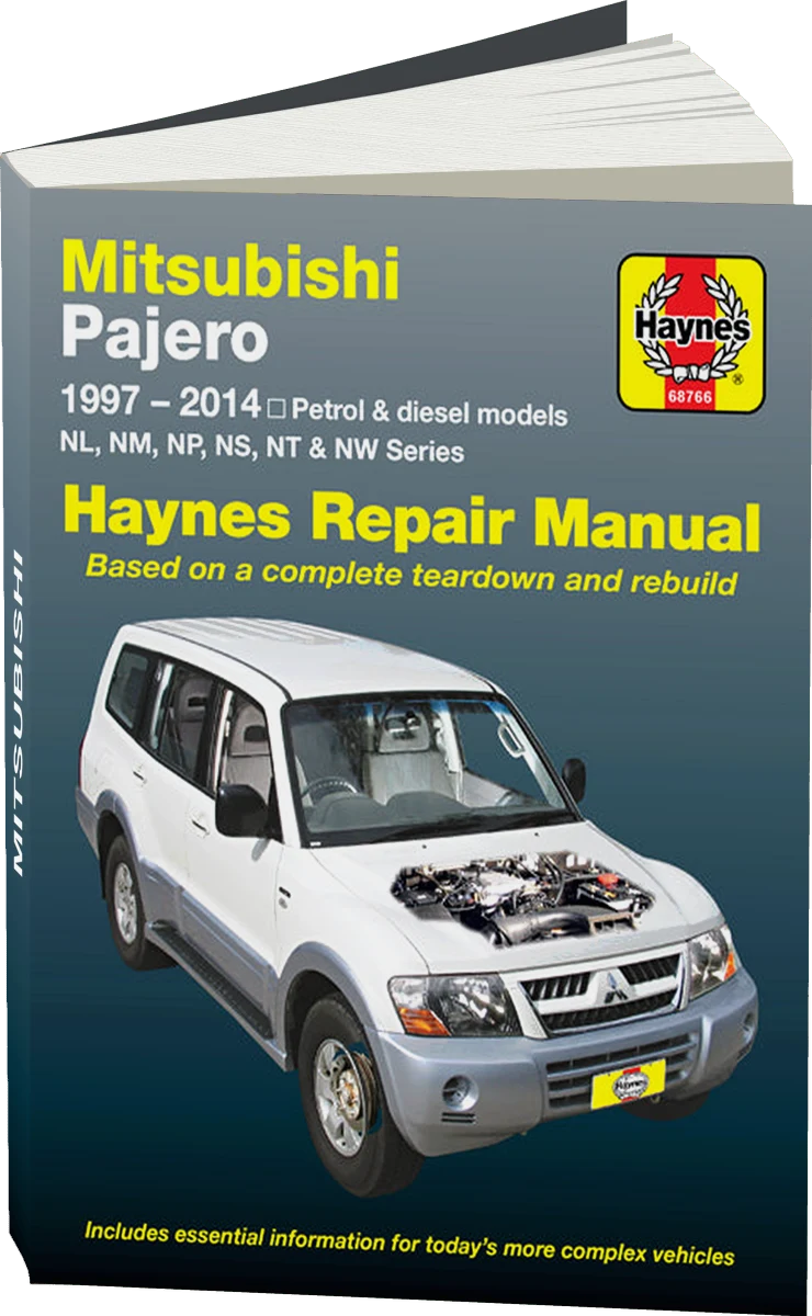 Mitsubishi Pajero (1997-2014) Haynes Repair Manual (AUS)