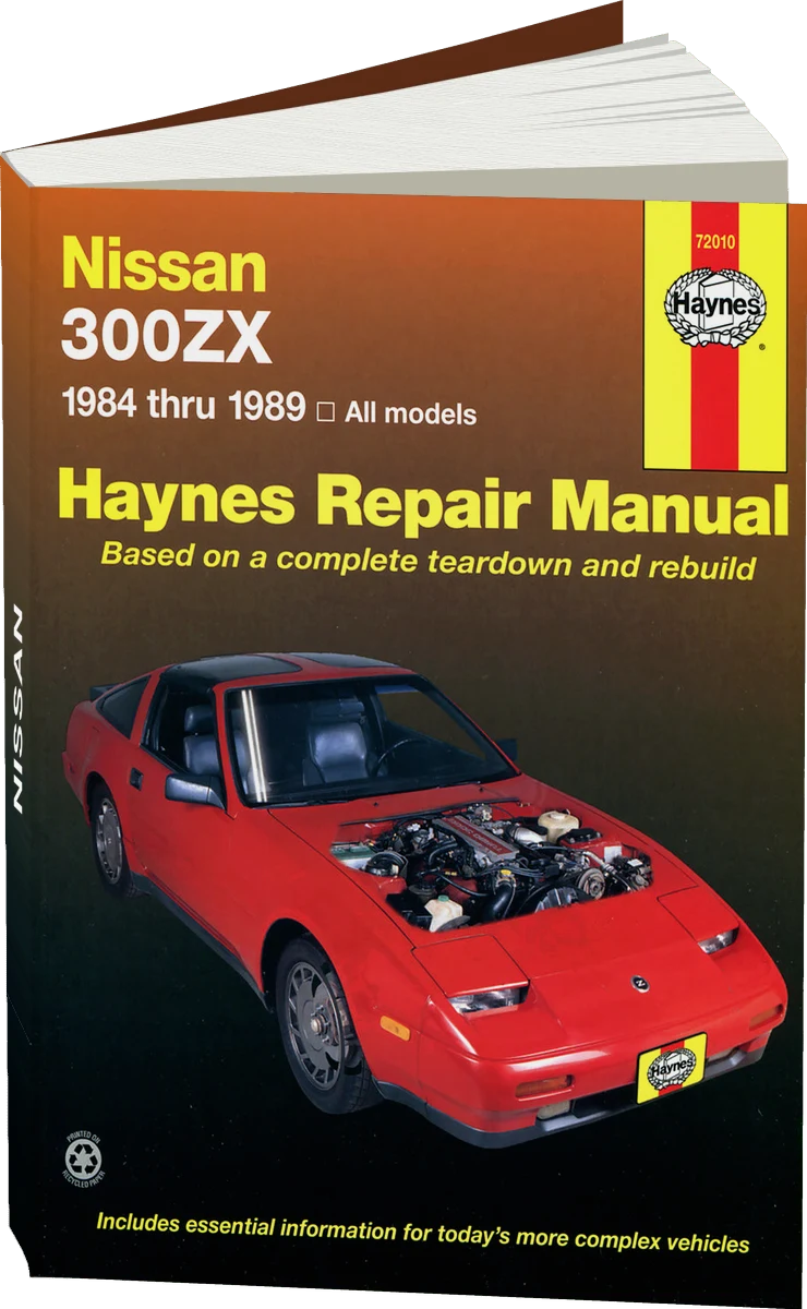 Nissan 300ZX (1984-1989) models inc. Turbo, 2seater & 2 + 2 V6 engine Haynes Repair Manual (USA)