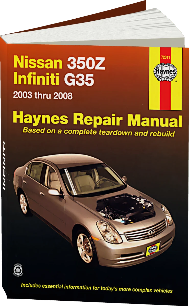 Nissan 350Z & Infiniti G35 (2003-2008) Haynes Repair Manual (USA)