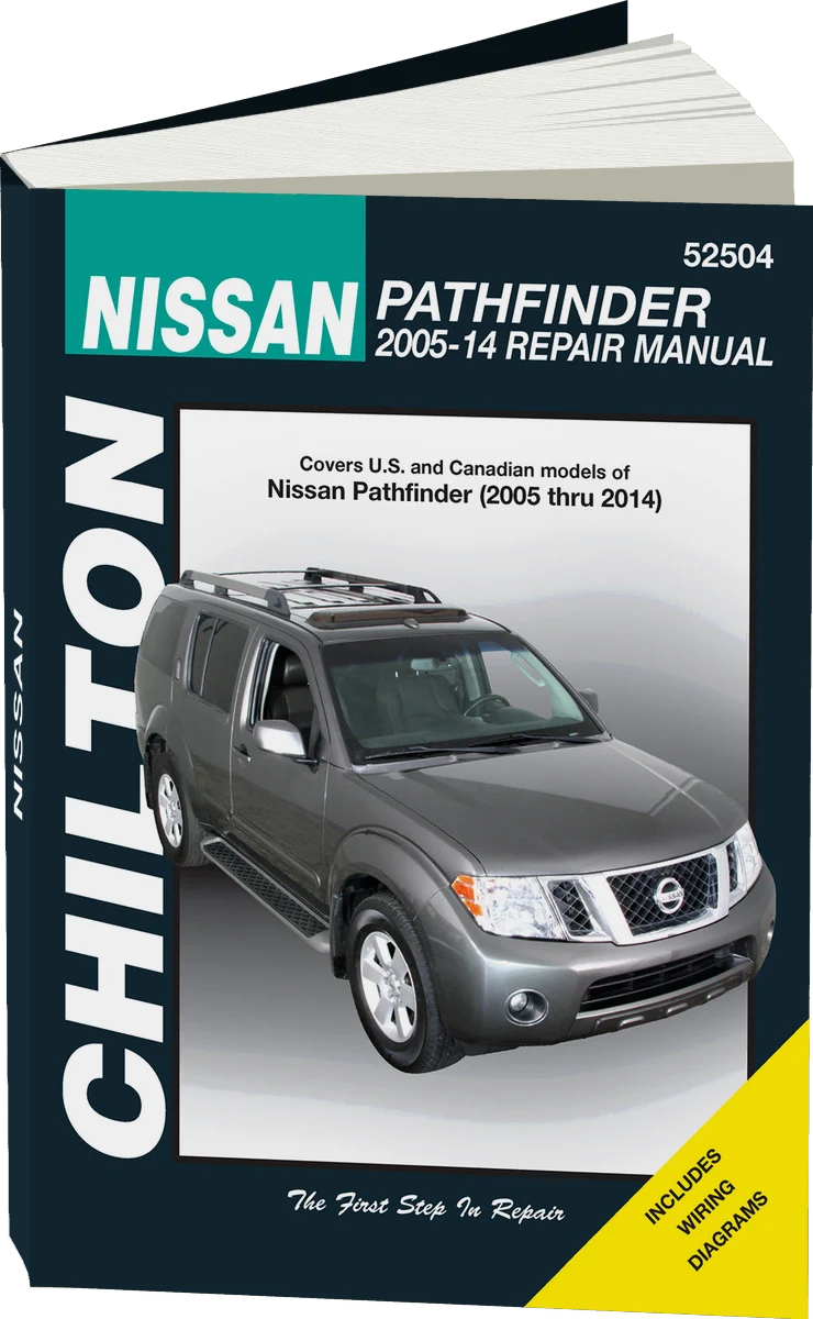 Nissan Chilton Repair Manual covering Nissan Pathfinder for 2005-14