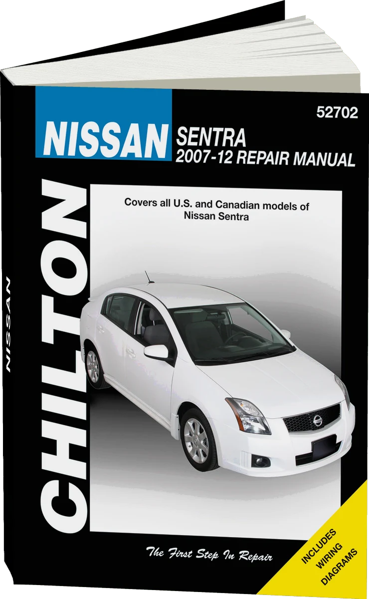 Nissan covering all Sentra models (2007-12) Chilton Repair Manual (USA)