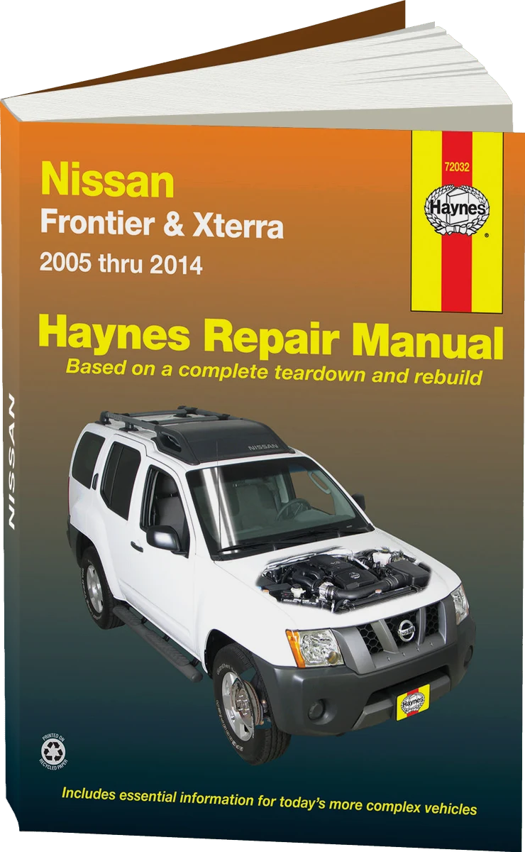 Nissan Frontier & Xterra (2005-2014) for two & four-wheel drive Haynes Repair Manual (USA)