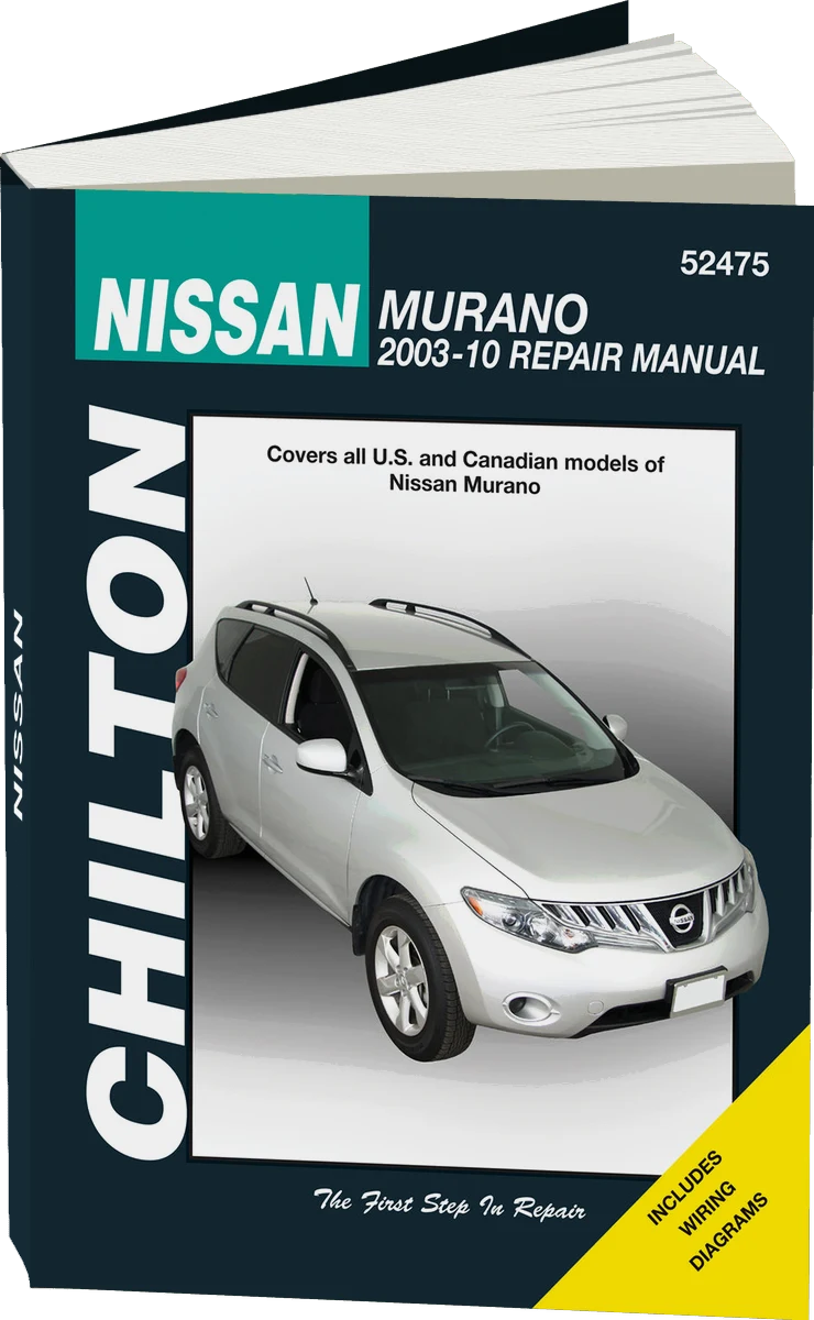 Nissan Murano for (2003-10) Chilton Repair Manual (USA)