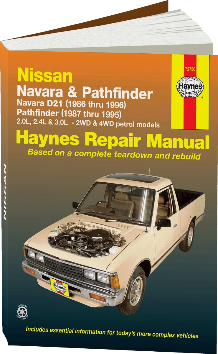 Nissan Navara (1986-1996) Nissan Pathfinder (1987-1995) Haynes Repair Manual (AUS)