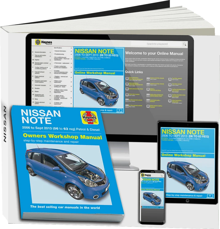 Nissan Note Petrol & Diesel (2006-Sept 2013) 06 to 63 Haynes Repair Manual