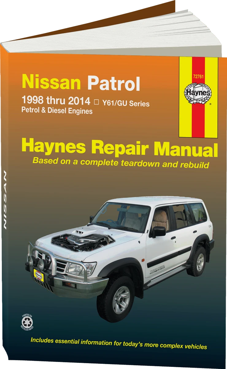 Nissan Patrol (1998-2014) Haynes Repair Manual (AUS)