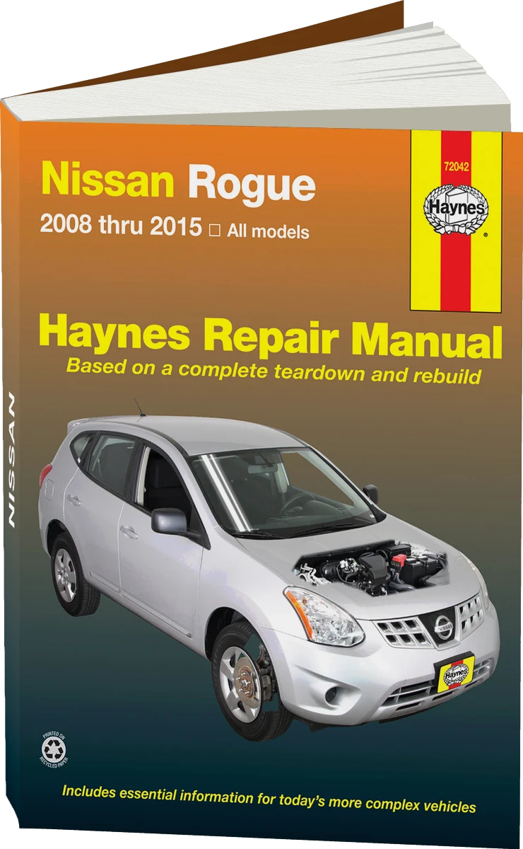 Nissan Rogue (2008-2015) Haynes Repair Manual (USA)