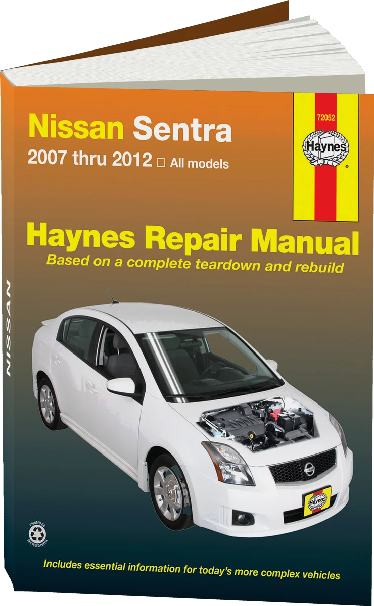 Nissan Sentra all models from (2007-2012) Haynes Repair Manual (USA)