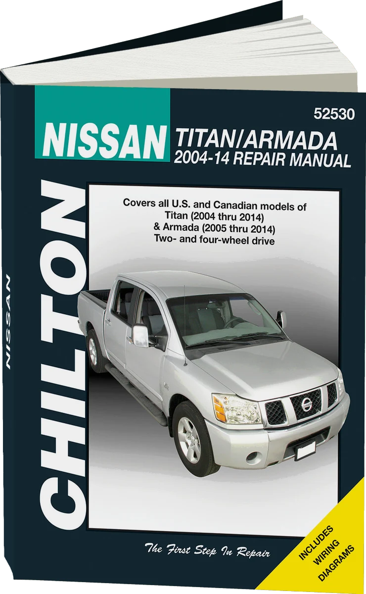 Nissan Titan & Armada for of Titan (2004-14) & Armada (2005-14) Chilton Repair Manual (USA)