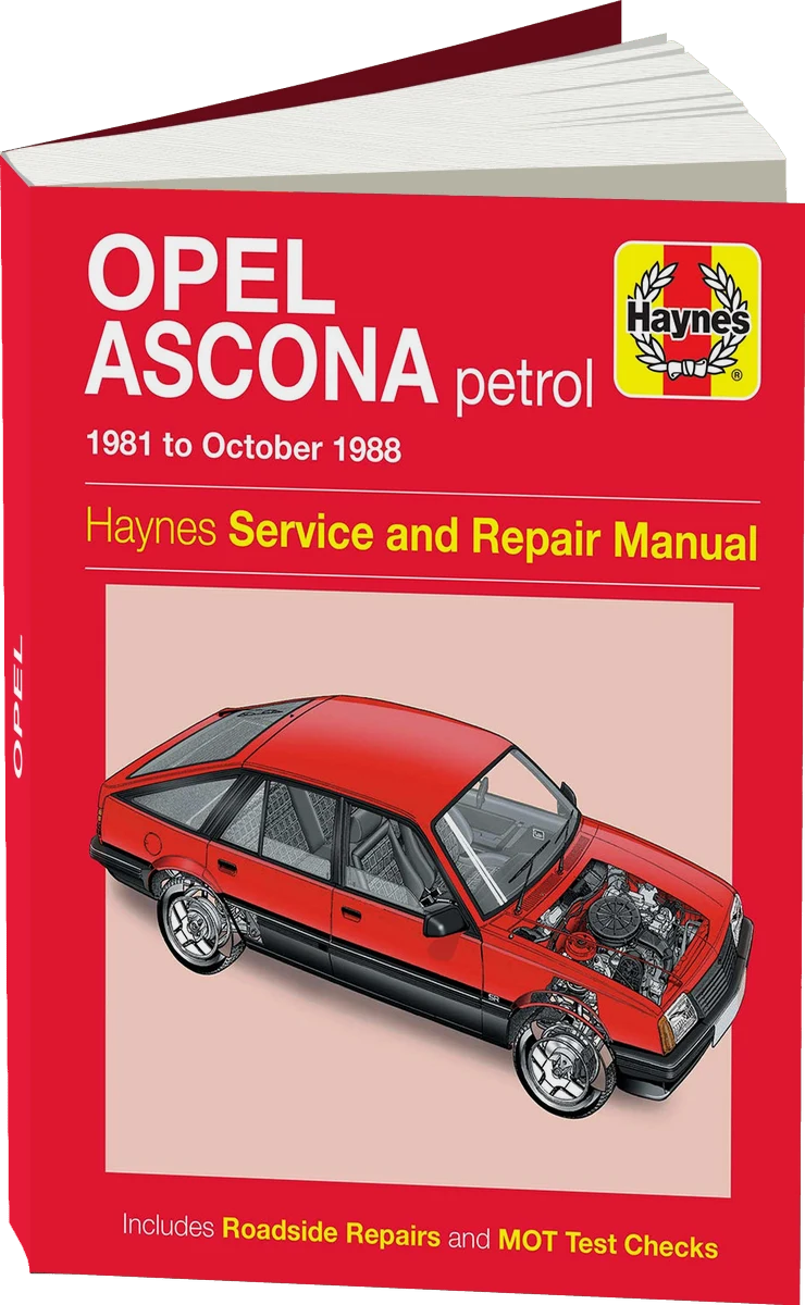 Opel Ascona Petrol (1981-1988) Haynes Repair Manual